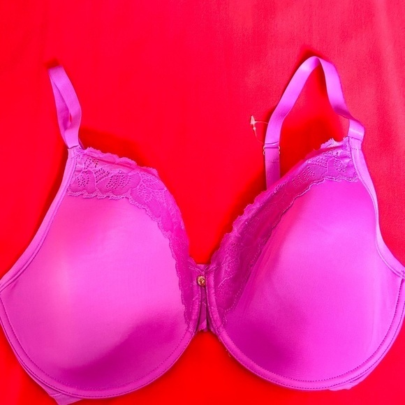 BRA NATORI 36DDD Violet Underwire 7313219 Opaque Full Coverage 3440 LZ - Picture 10 of 11